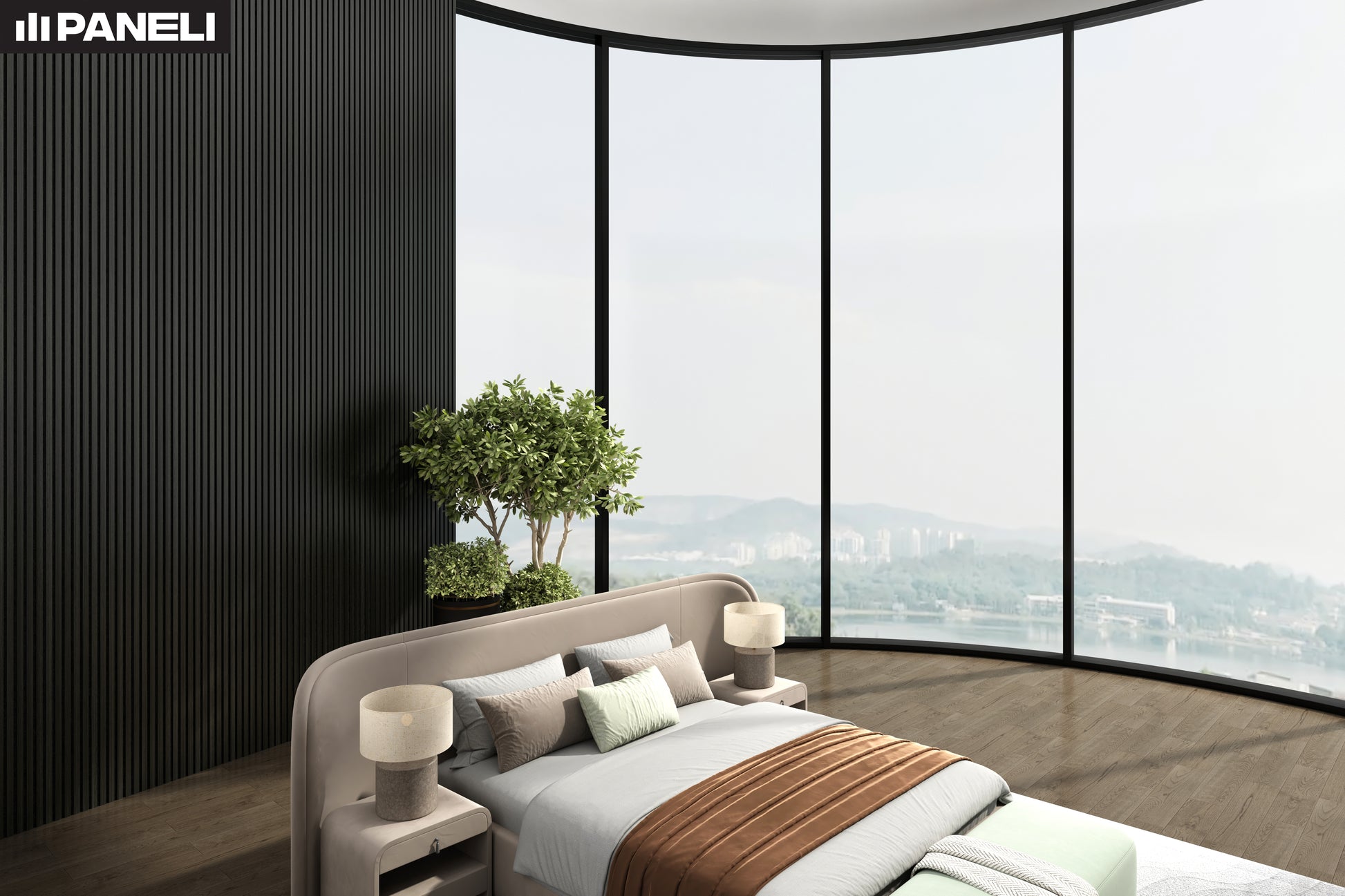 Akustični drveni dekorativni paneli