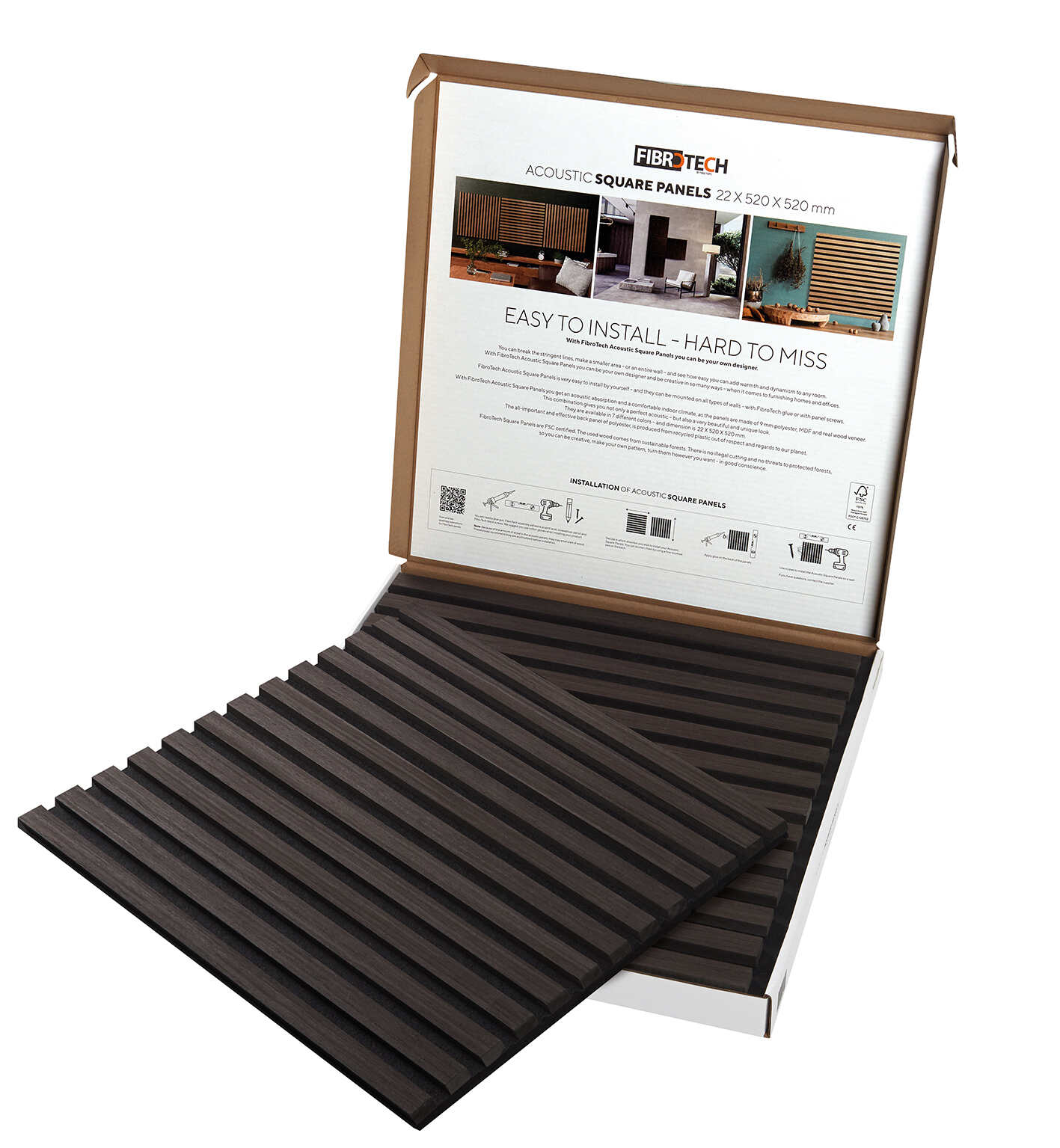 zidni drveni paneli s modernim dizajnom