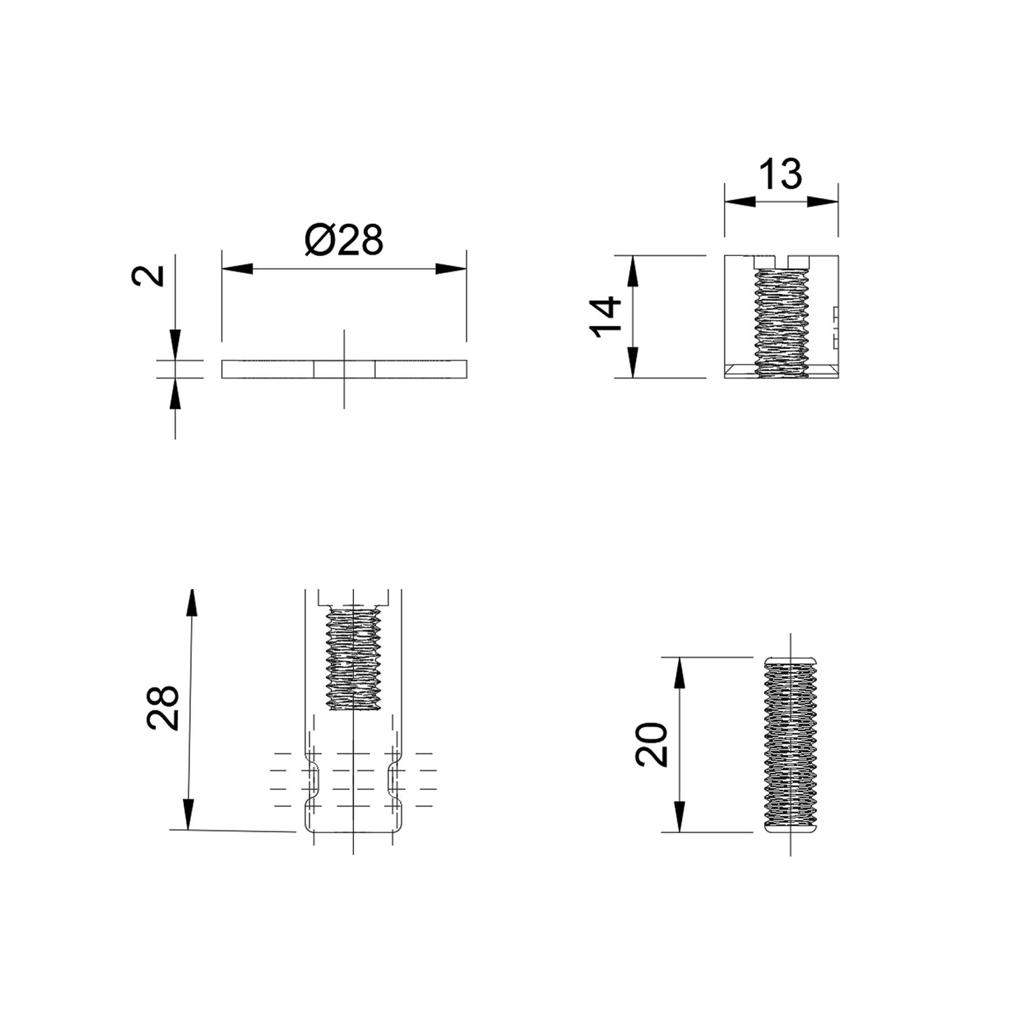 Vješalica BASIC Paneli™ SET x3