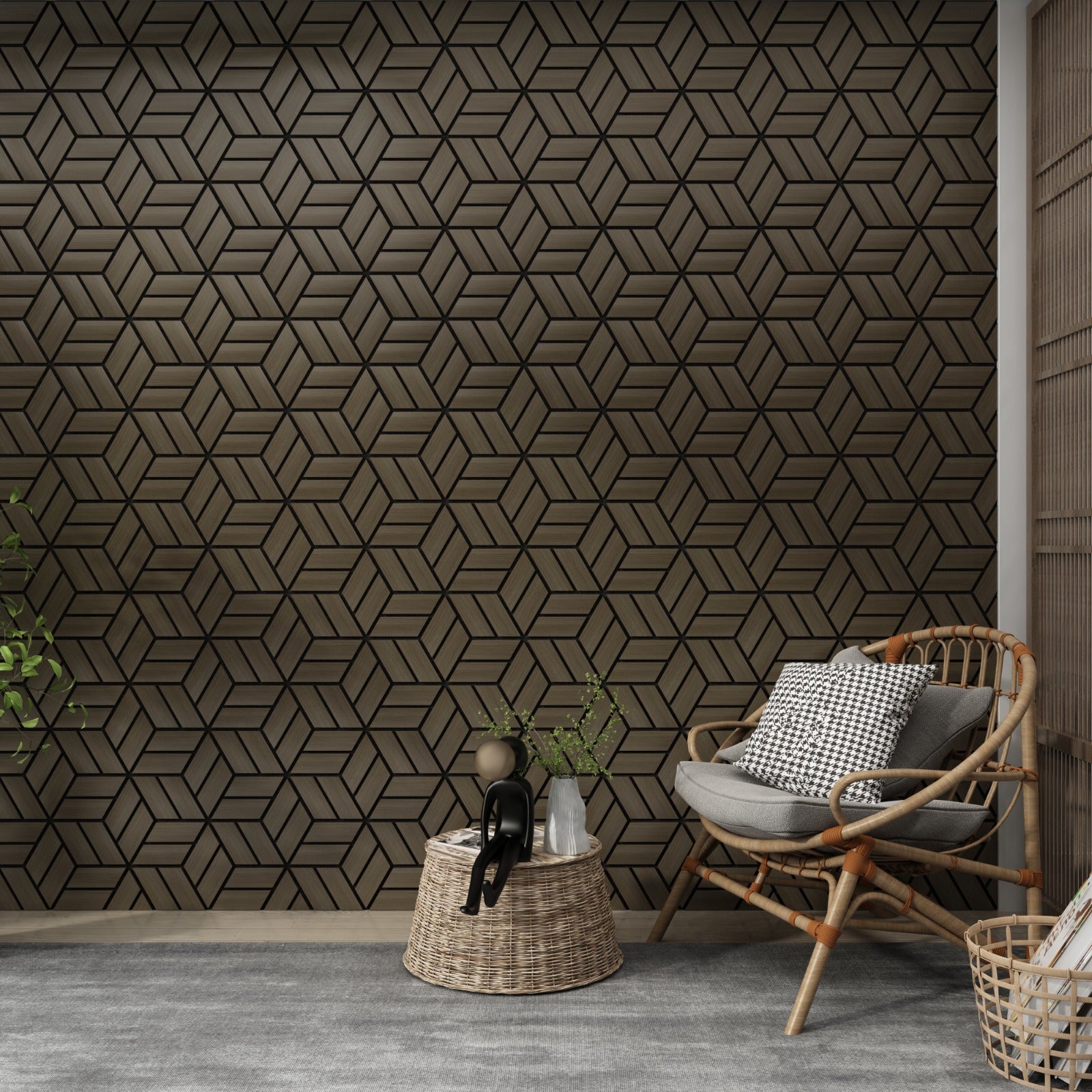 Geometrijski Akustični Panel Hexagon 