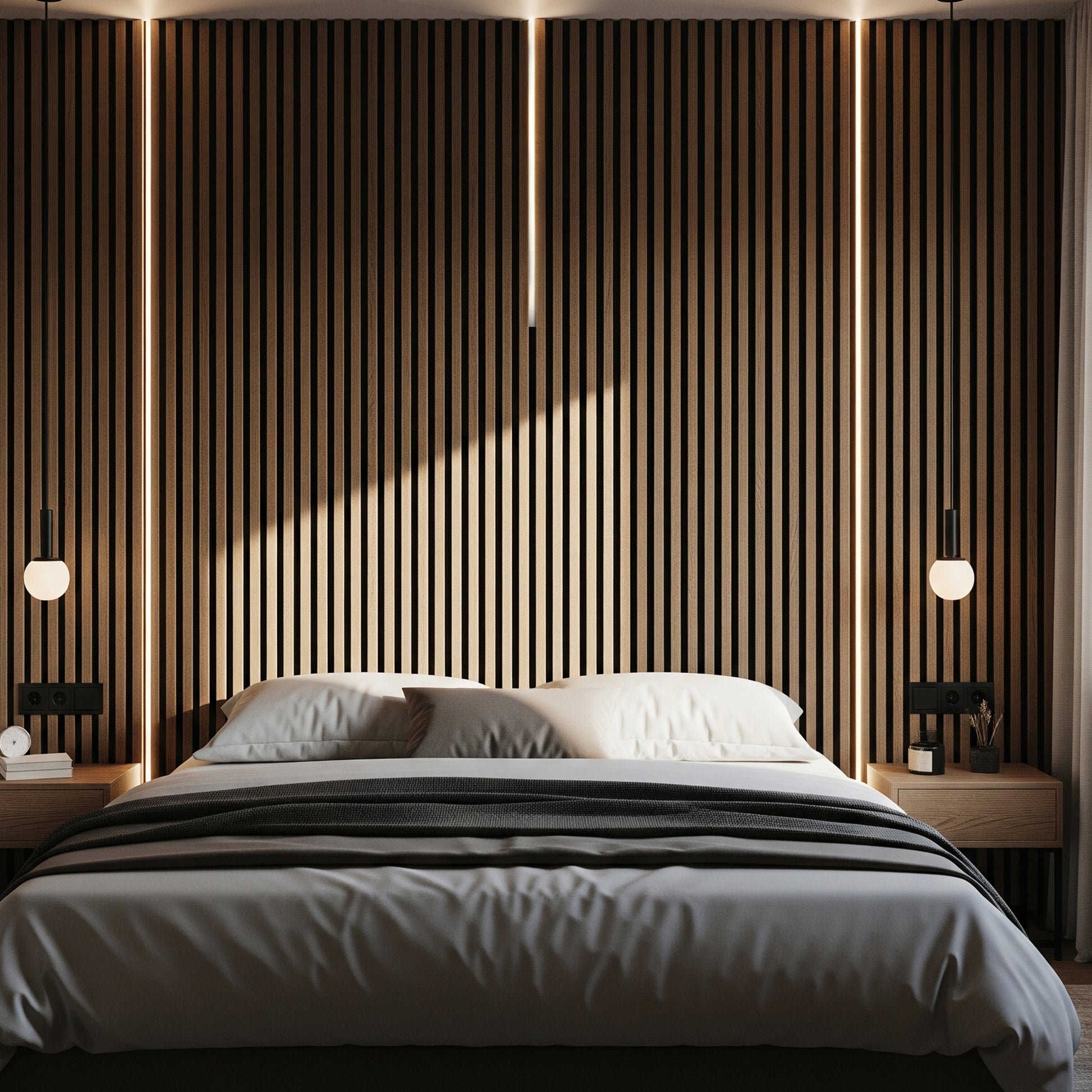 led traka drveni paneli 