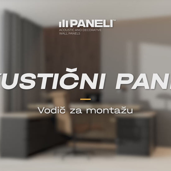 Korak po korak vodič za montažu zidnih dekorativnih i akustičnih panela ili obloga