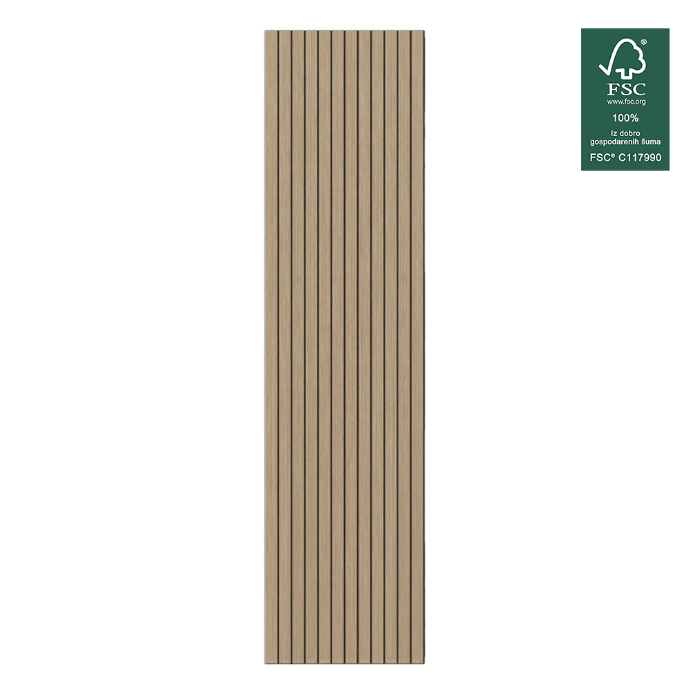 Samoljepljivi zidni panel Hrast W 2700x600x9 mm